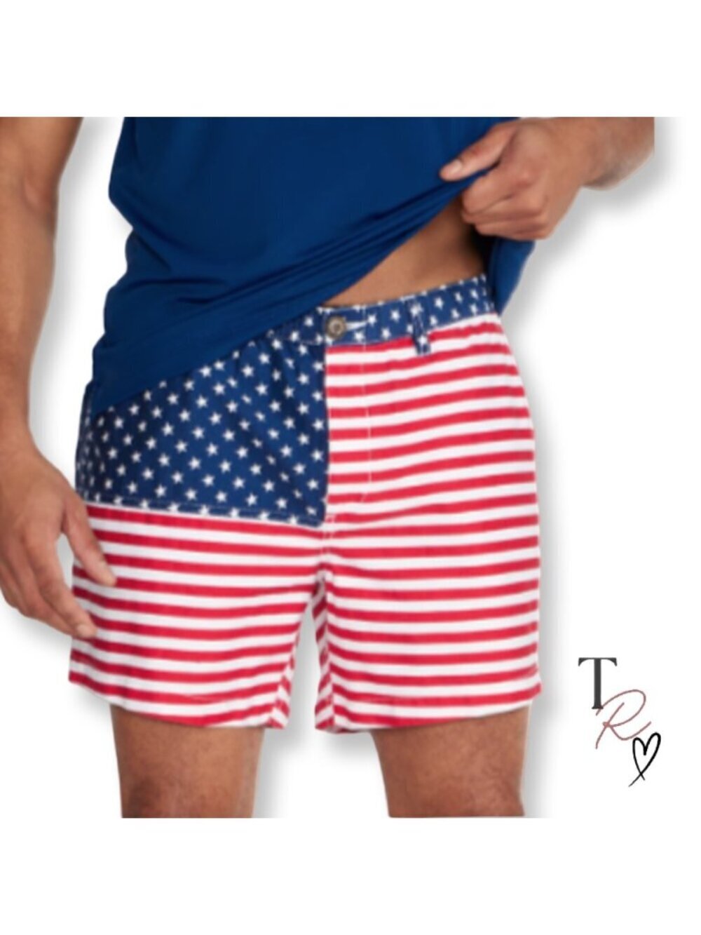 Chubbies Like New The Mericas Shorts Patriotic 4th of July USA Size Youth XL